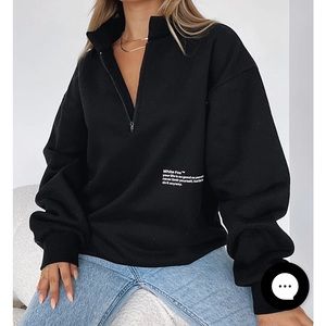 White Fox Boutique -Caught up w/ You Sweatshirt -SZ M/L